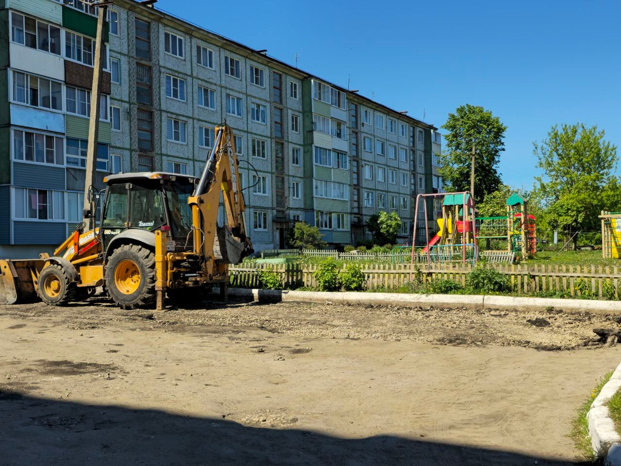 Благоустройство придомовой территории.